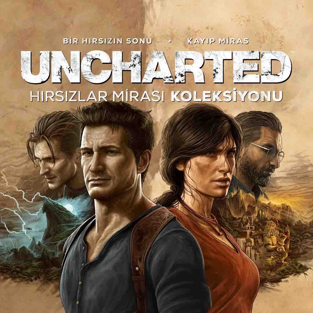 Uncharted 4 - Bir Hırsızın Sonu - Uncharted Kayıp Miras - PS5 PRO 