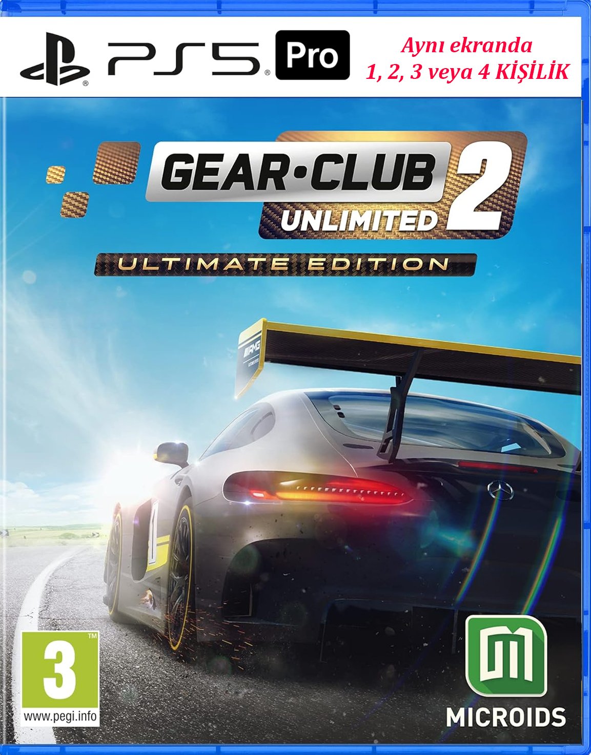 GEAR CLUB UNLIMITED 2 - PS5 PRO & 1 - 4 KİŞİLİK SPLIT SCREEN ARABA YARIŞI